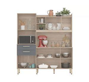 Kit cocina Select avena/grafito