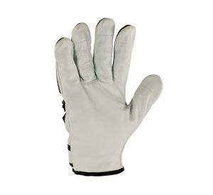 Guante cabritilla TPR blanco