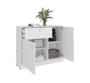 Cómoda Praga blanco 1 cajón