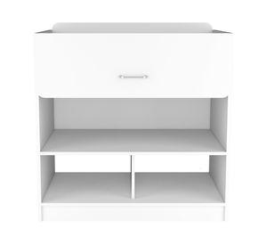 Cómoda mudador Rosario blanco 1 cajón