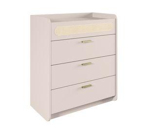Cómoda Duna blanco 4 cajones