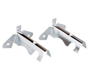 Soporte simple 12 mm cromado 2 unidades