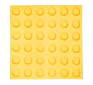 Piso Podo táctil estriado amarillo 0.7 mm 1.77 m2