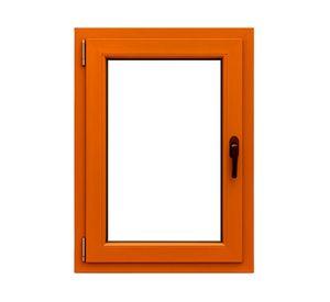 Ventana termopanel Oscilobatiente PVC 70x90x10 cm roble dorado