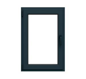 Ventana termopanel Oscilobatiente PVC 70x90x10 cm antracita