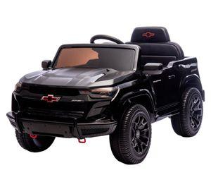 Camioneta a batería Chevrolet Colorado negro