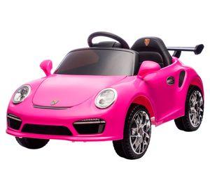Auto a batería Porsche 911 Ruff CTR3 rosado