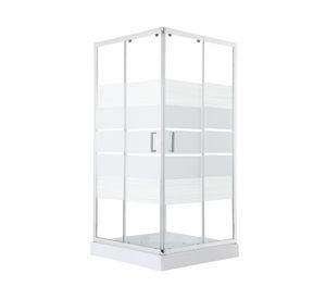 Shower door Recto Style blanco 90x90 cm