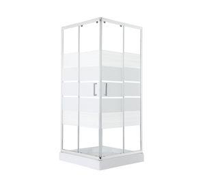 Shower door Recto Style blanco 80x80 cm