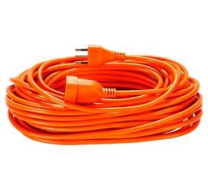 Extensión eléctrica 1 posición 20 m 10A 250V naranjo