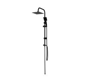 Columna ducha plato Cuadrado negro