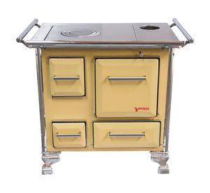 Cocina a leña amarillo 1 Quemador 80x56x80 cm