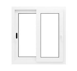 Ventana termopanel Corredera PVC 91x55x10 cm blanco