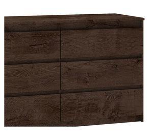 Cómoda Grecco tabaco 6 cajones