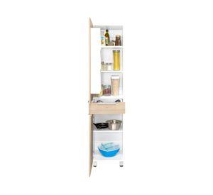 Alacena cocina Melia rovere/blanco 2 puertas 1 cajón