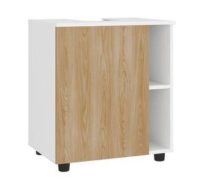 Mueble lavamanos Pascuale blanco/fresno 1 puerta