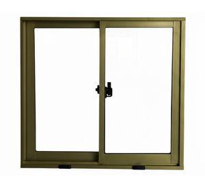 Ventana Línea 4000 aluminio titanio 150x150 cm