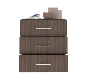 Cómoda Bigaf milan/wengué 3 cajones