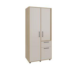 Clóset 3 puertas 1 cajón Vance fresno europeo/capri 180x80x52 cm