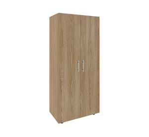 Clóset 2 puertas Tera fresno europeo/wengué 180x80x48 cm