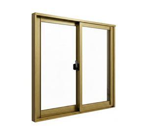 Ventana Línea 4000 titanio 60x60 cm