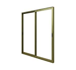 Ventana Línea 25 titanio 195x205 cm