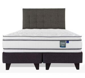 Cama europea Majesty súper king base dividida + 1 respaldo Design grafito