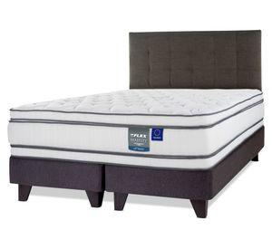 Cama Europea Majesty súper king + respaldo Design grafito