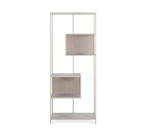 Librero Seaford taupe 185x77x35 cm