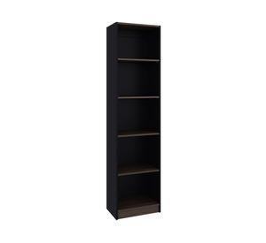 Estante 4 repisas Home E2 wengue/Milán 180.6x45x29.6 cm