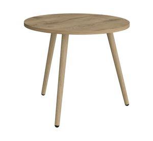 Mesa lateral Narvik macadamia 41.5x47.9x47.9 cm