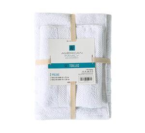 Set toalla blanco 2 piezas