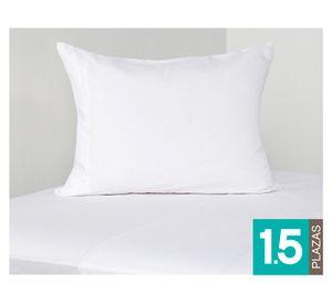 Sábanas 1.5 plazas 500 Hilos Pipping White