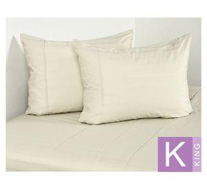 Sábanas King 500 Hilos Dobby Thin beige