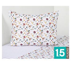 Juego de sábana 1.5 plazas 200 hilos Flutter Flutter multicolor