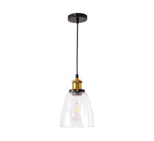 Lámpara colgante Maggie vidrio 40 W E27 14 cm luz cálida