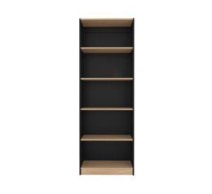 Estante Home E3 wengué/fresno europeo 4 repisas 180.6x62.8x29.9 cm
