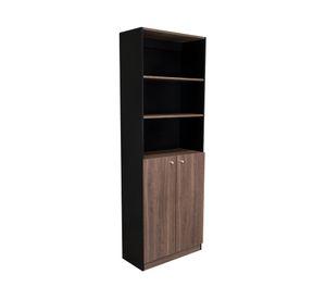 Estante Home E4 wengué/Milán 2 puertas 180.6x62.8x31.4 cm