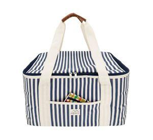 Cesta picnic rayas 30 lt