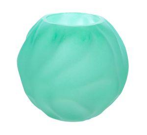 Florero Pecera verde menta 15 cm