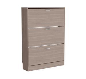 Zapatero organizador Seúl 128.8x94.4x24.1 cm Bardolino/blanco
