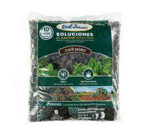 Mulch caucho reciclado café moro 9 kg