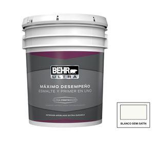 Esmalte al agua Ultra blanco puro 5 gal