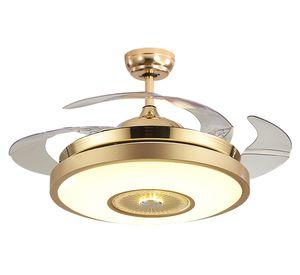 Ventilador de techo retráctil VFL-425G 66 W dorado