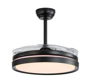 Ventilador de techo retráctil VFL-429K 66 W negro mate