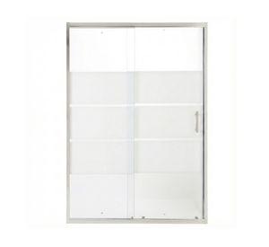 Mampara ducha ajustable Style 185x0.6x120/140 cm blanco