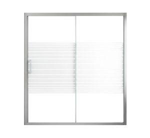 Mampara ducha ajustable Strava 185x0.6x160/180 cm blanco