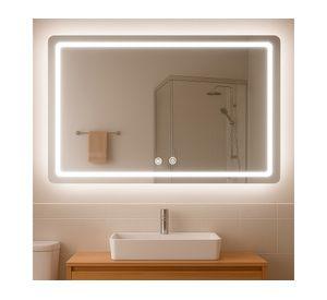 Espejo LED Rectangular 3 colores 100x70 cm