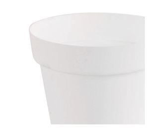 Maceta 25 cm Capri blanco