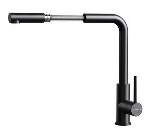 Monomando lavaplatos Uni 9331 BK eco negro mate